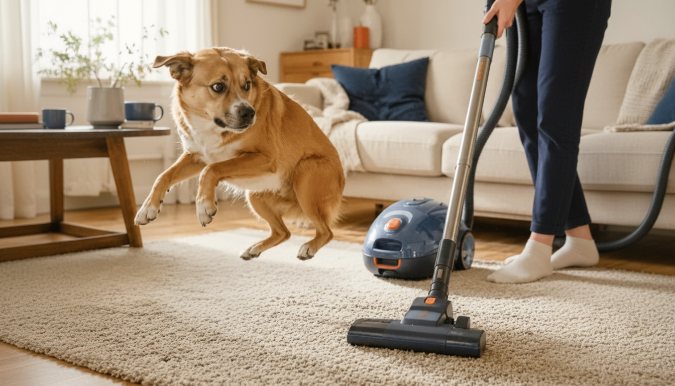 Stop Vacuum Panic: Calm Dogs & Cats With 5 Easy Steps