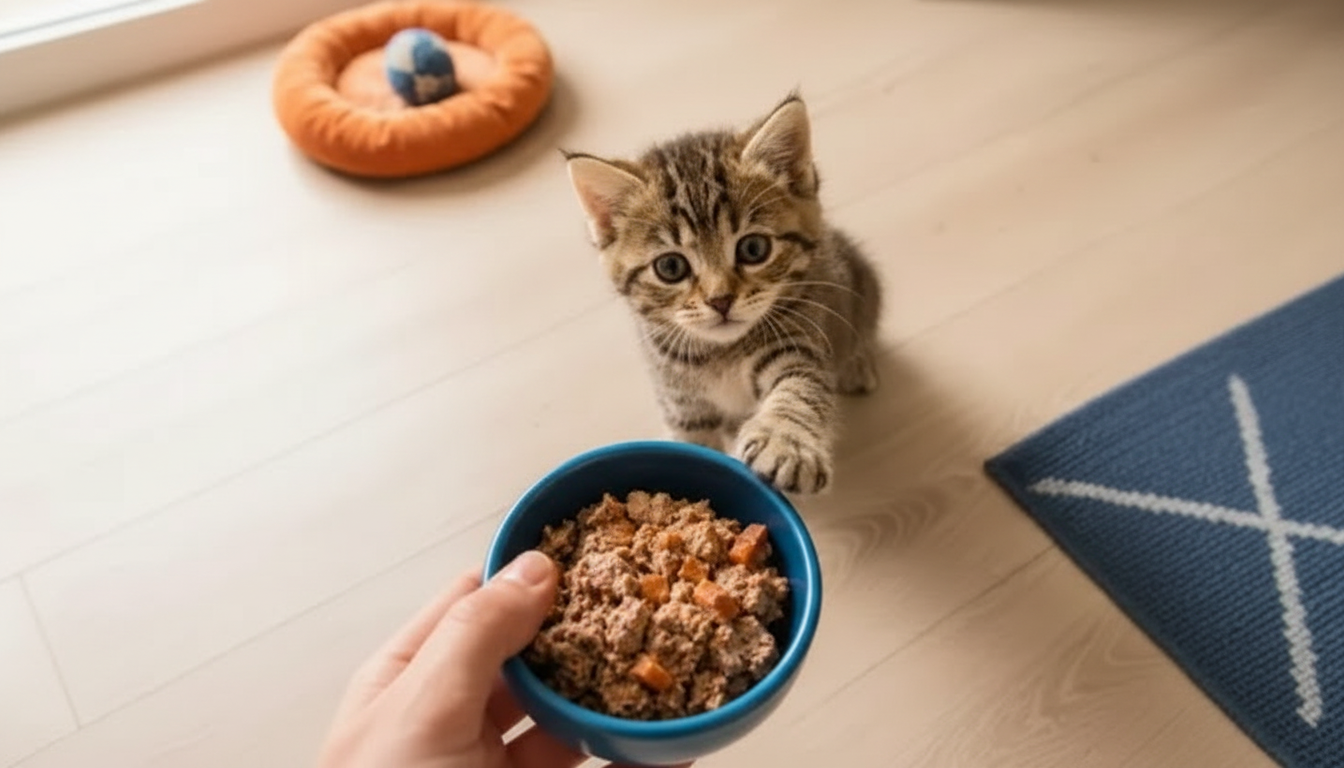Safe Home Foods for Kittens (Short-Term Feeding Tips)